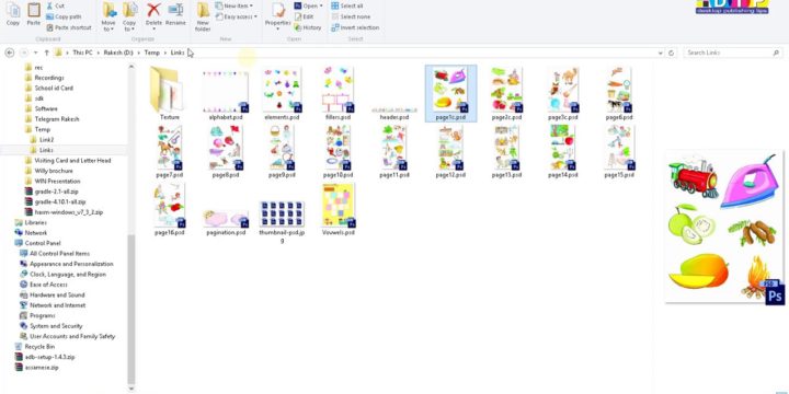 How to display photoshop PSD file preview