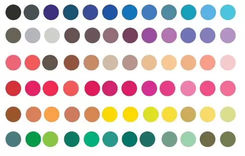 Swatch Palettes for Indesign - Aqua Colour Palette