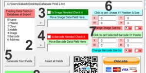 School Id Card Maker - Tools Explanation