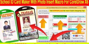 Create School ID Maker Macro in CorelDraw