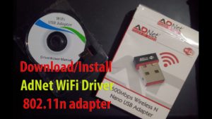 download install driver for ADNet Wi Fi Device