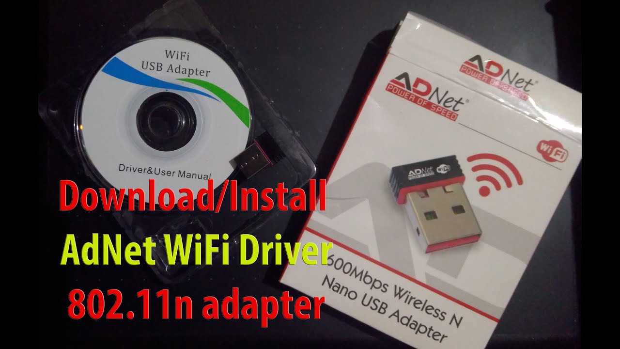 ADNet WiFi Wireless Driver Download/Install