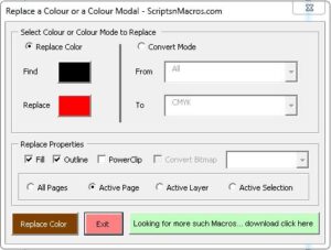 Colour Replacer Macro