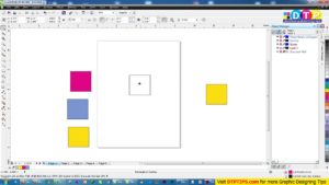 Objects outside the page border not displayed on different pages: CorelDraw Problem