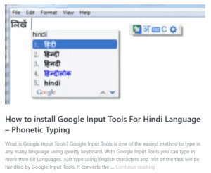 How to Install Google Input Tools for Hindi Phonetic Typing on Windows