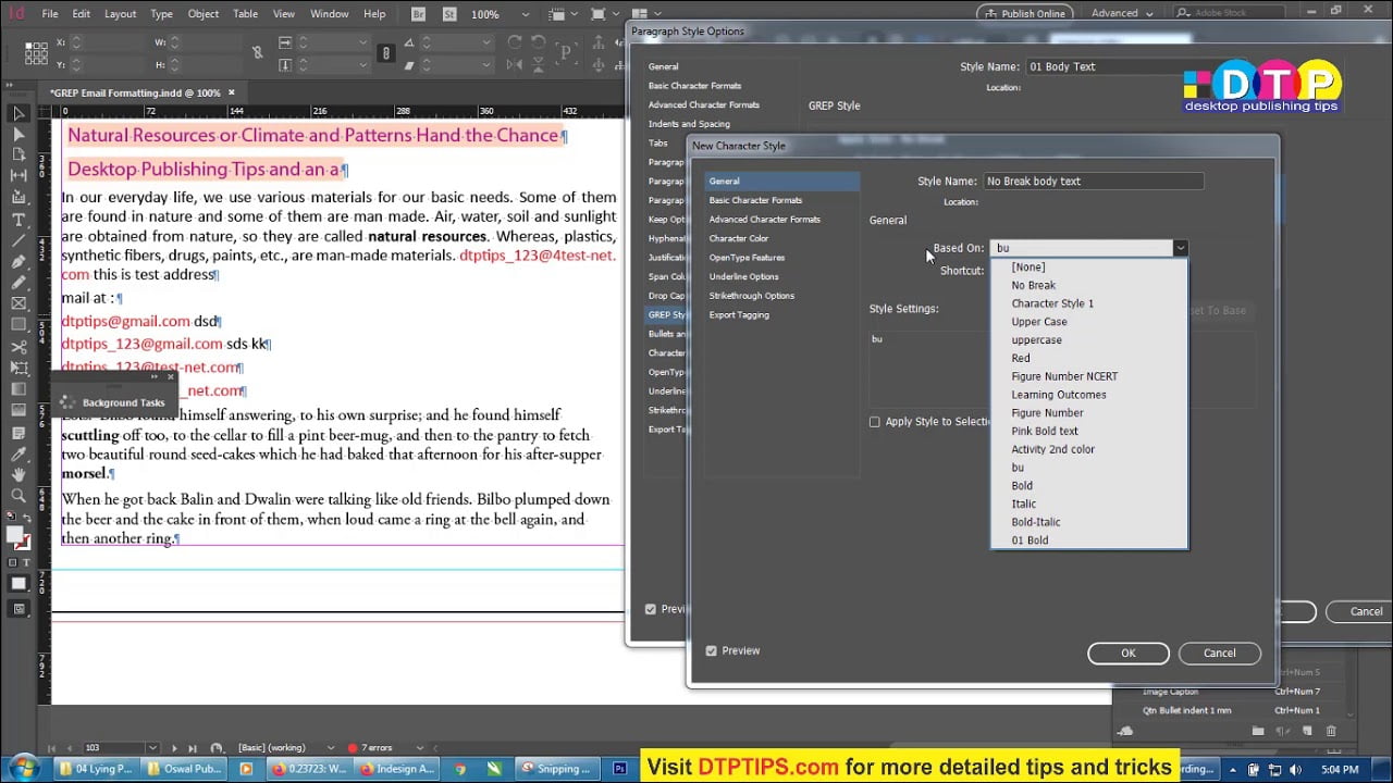 GREP in Indesign: How to auto create Title Case for Chapter Heading Levels or Titles