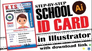 Design/Download School ID Card in Adobe Illustrator: A Step-by-Step Guide