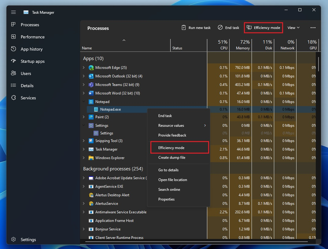 Enhance Your Windows 11 Experience with Efficiency Mode Using Energy Starx