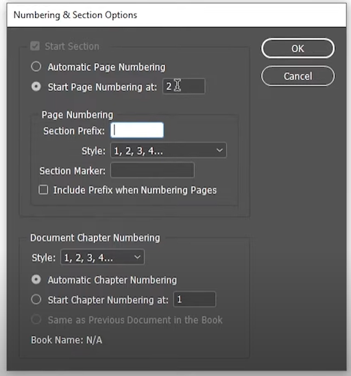 How to Change the Page Number Start in Adobe InDesign