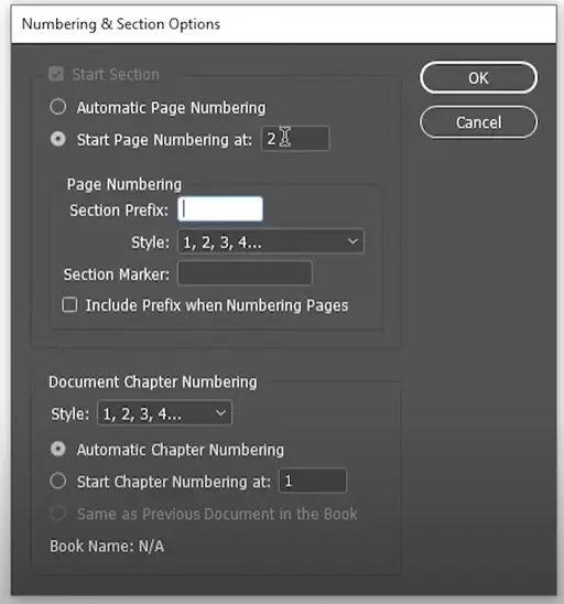 How to Change the Page Number Start in Adobe InDesign