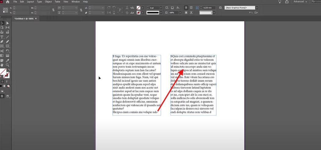 How to Link Text Boxes in Adobe InDesign