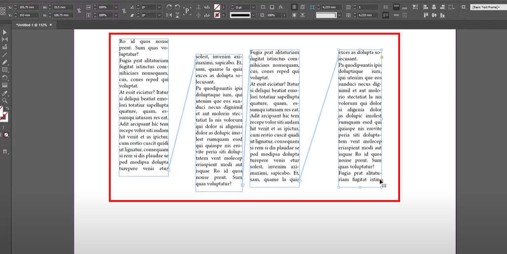 How to View Linked Text Boxes in Adobe InDesign