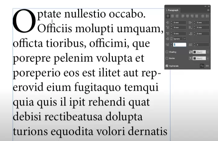 How to Create a Drop Cap in Adobe InDesign