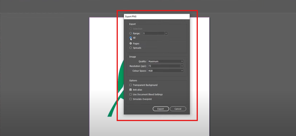 How to Save a File with a Transparent Background in Adobe InDesign