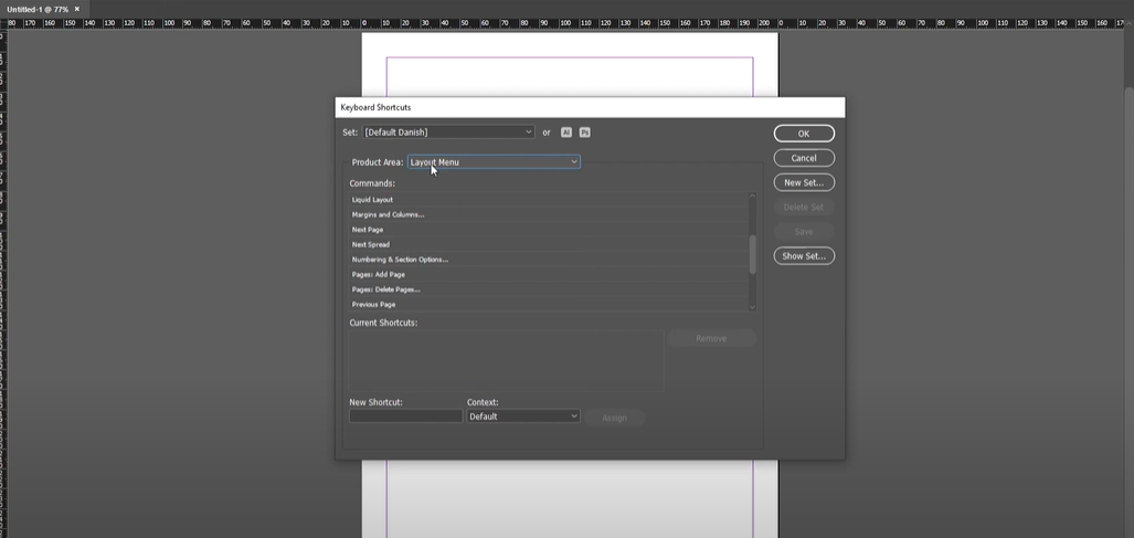 How to Create Keyboard Shortcuts in Adobe InDesign