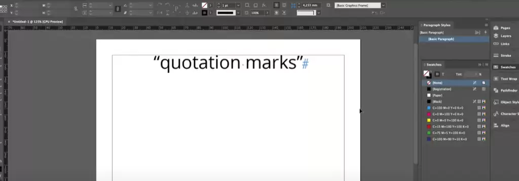 Adobe InDesign,Quotation Marks,Typography,Text Formatting,Design Tips