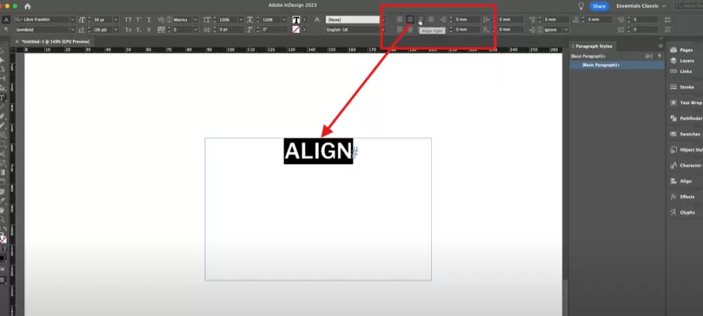 Adobe InDesign,Text Alignment,Graphic Design,InDesign Tips,Typography