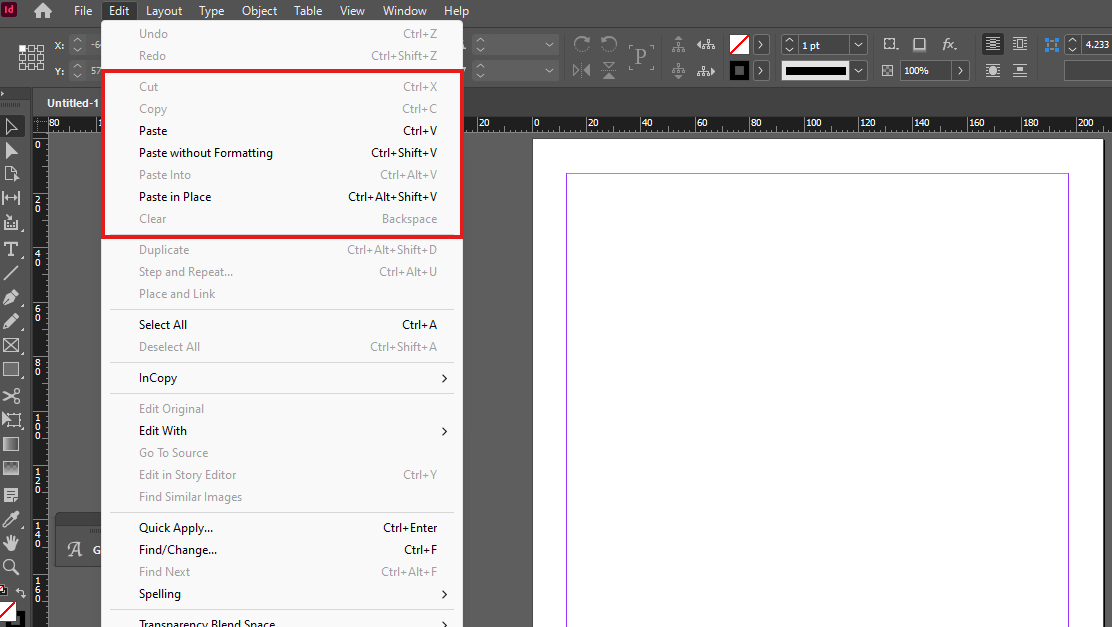 07. Mastering Cut and Paste Commands in Adobe InDesign: A Step-by-Step Guide