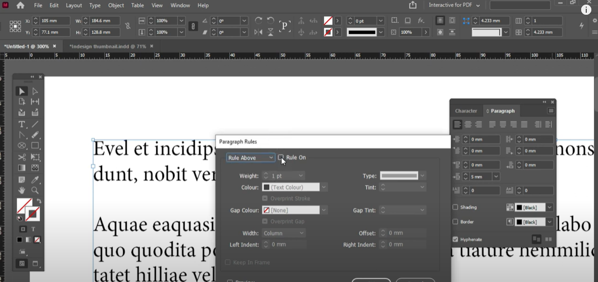 19. How to Use Paragraph Rules in Adobe InDesign: A Detailed Guide