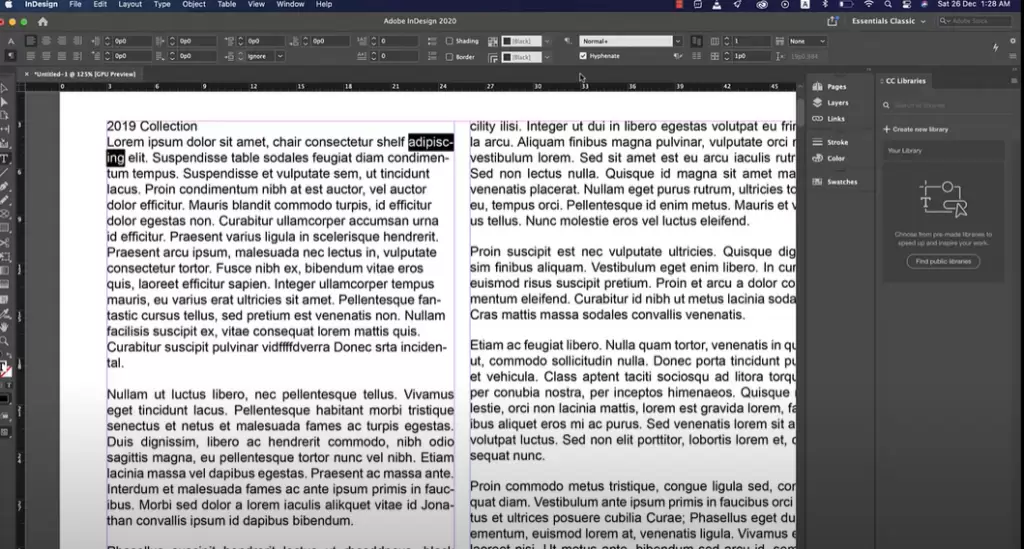 Turn off Hyphenations Permanently and control them in Adobe InDesign