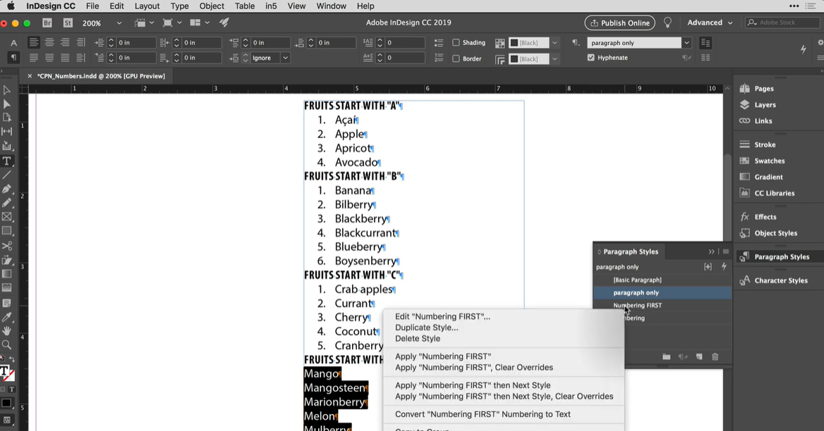 25. Mastering Numbered Lists in Adobe InDesign: A Step-by-Step Guide