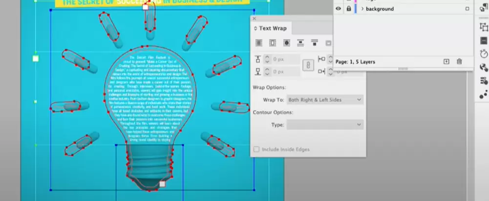 How to Type Text Inside Shapes and Adjust It in Adobe InDesign