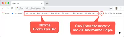 How to Show or Hide Bookmarks in Google Chrome