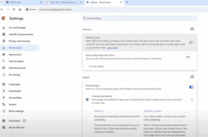 Google Chrome’s New Memory Saver Feature: Speed Up Your Browser Today
