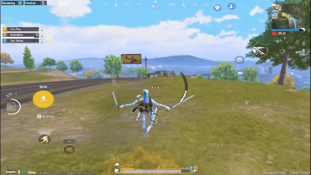 Get Unlimited Flying Power ODM Gear Trick in BGMI 3.8 for Unlimited Usage + Earn UC Without Spending Money!