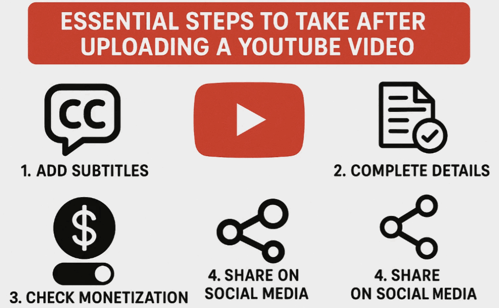 14 Essential Steps to Take After Uploading a YouTube Video