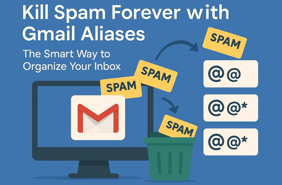 Kill Spam Forever with Gmail Aliases – The Smart Way to Organize Your Inbox