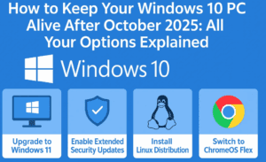 How to Keep Your Windows 10 PC Alive After October 2025: All Your Options Explained