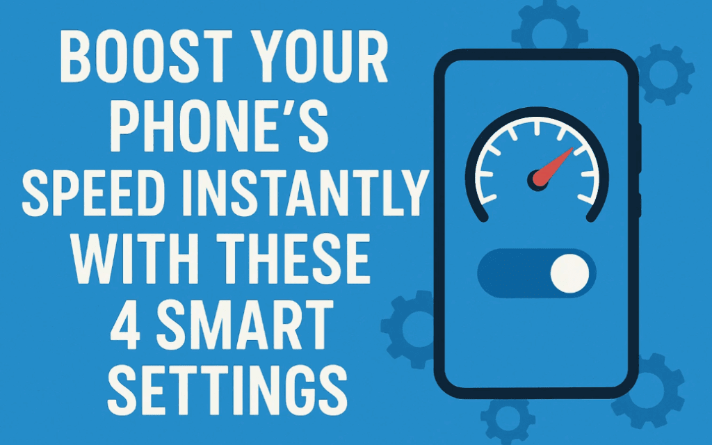 Boost Your Phone’s Speed Instantly With These 4 Smart Settings