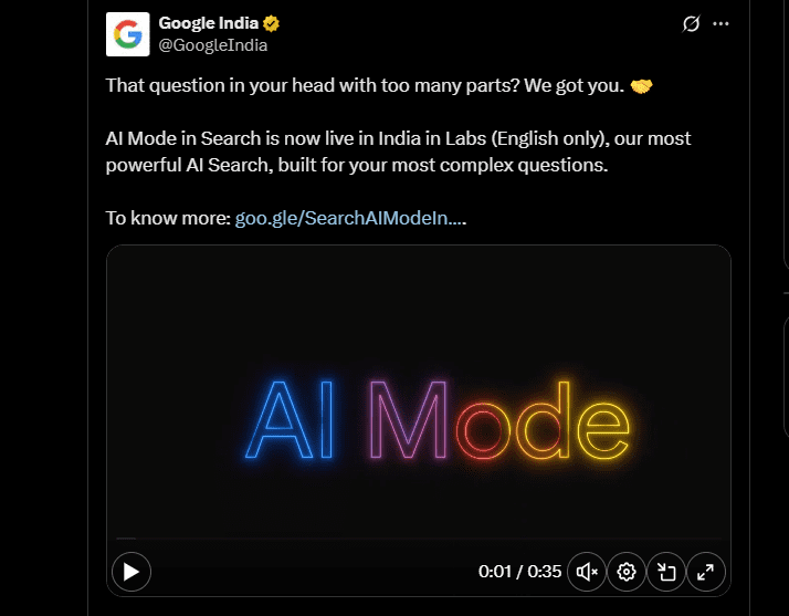 Google AI Mode Launches in India: What It Means for SEO, Businesses, and Digital Strategy