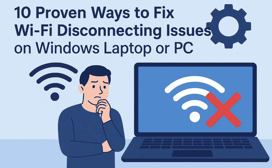 10 Proven Ways to Fix Wi-Fi Disconnecting Issues on Windows Laptop or PC