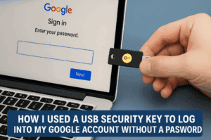 How I Used a USB Security Key to Log Into My Google Account Without a Password (And Why You Should Too)