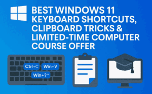 💻 Must-Know Windows 11 Keyboard Shortcuts, Clipboard Tricks, Voice Typing & Productivity Hacks [2025 Edition]