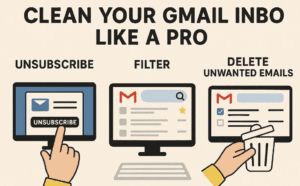 📬 Clean Your Gmail Inbox Like a Pro: Unsubscribe, Filter & Delete Unwanted Emails