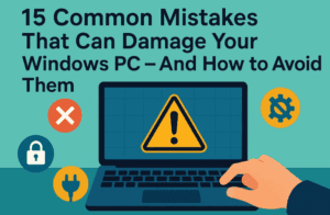 15 Common Mistakes That Can Damage Your Windows PC – And How to Avoid Them
