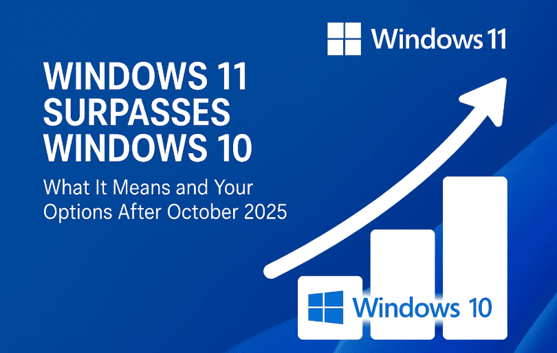Windows 11 Surpasses Windows 10 – What It Means and Your Options After October 2025