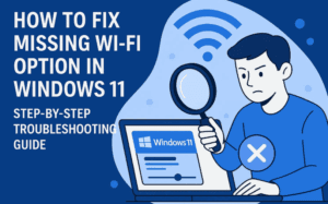 🛠️ How to Fix Missing Wi-Fi Option in Windows 11: Step-by-Step Troubleshooting Guide
