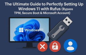 The Ultimate Guide to Perfectly Setting Up Windows 11 with Rufus (Bypass TPM, Secure Boot & Microsoft Account)