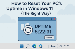 How to Reset Your PC's Uptime in Windows 11 (The Right Way)