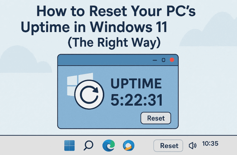 How to Reset Your PC's Uptime in Windows 11 (The Right Way)