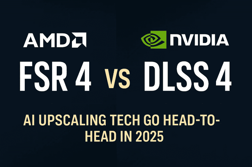 FSR 4 vs DLSS 4 — AMD and NVIDIA’s AI Upscaling Tech Go Head-to-Head in 2025
