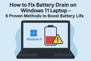 How to Fix Battery Drain on Windows 11 Laptop – 6 Proven Methods to Boost Battery Life