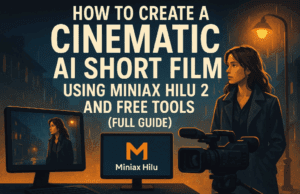 How to Create a Cinematic AI Short Film Using Miniax Hilu 2 and Free Tools (Full Guide)