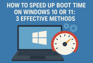 How to Speed Up Boot Time on Windows 10 or 11: 3 Effective Methods