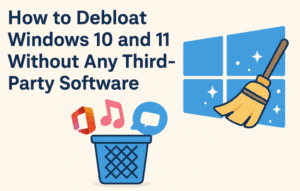 How to Debloat Windows 10 and 11 Without Any Third-Party Software