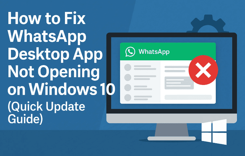 How to Fix WhatsApp Desktop App Not Opening on Windows 10 (Quick Update Guide)
